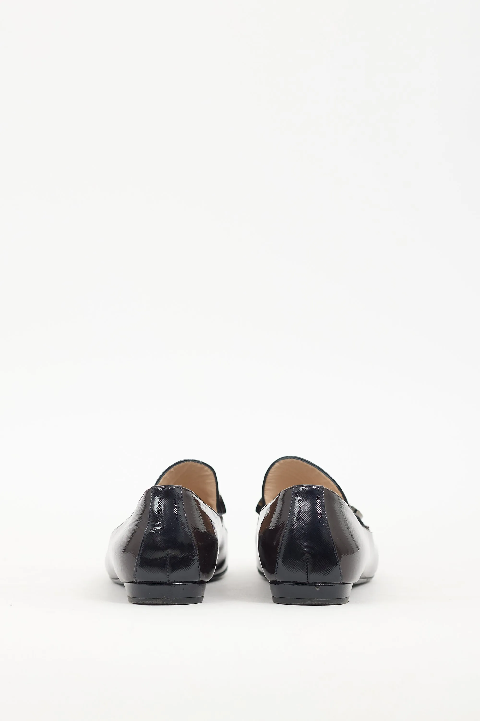 Black & Brown Patent Leather Loafer