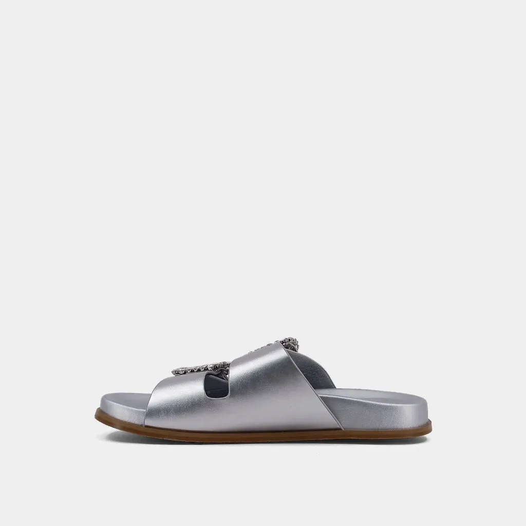 Bridget Silver Sandal