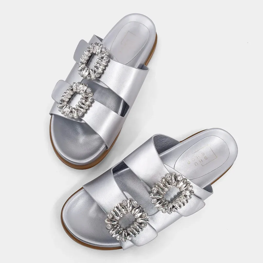 Bridget Silver Sandal