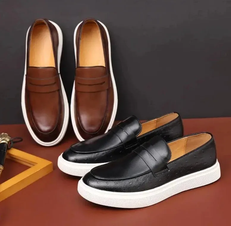 British style casual loafers