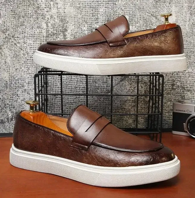 British style casual loafers