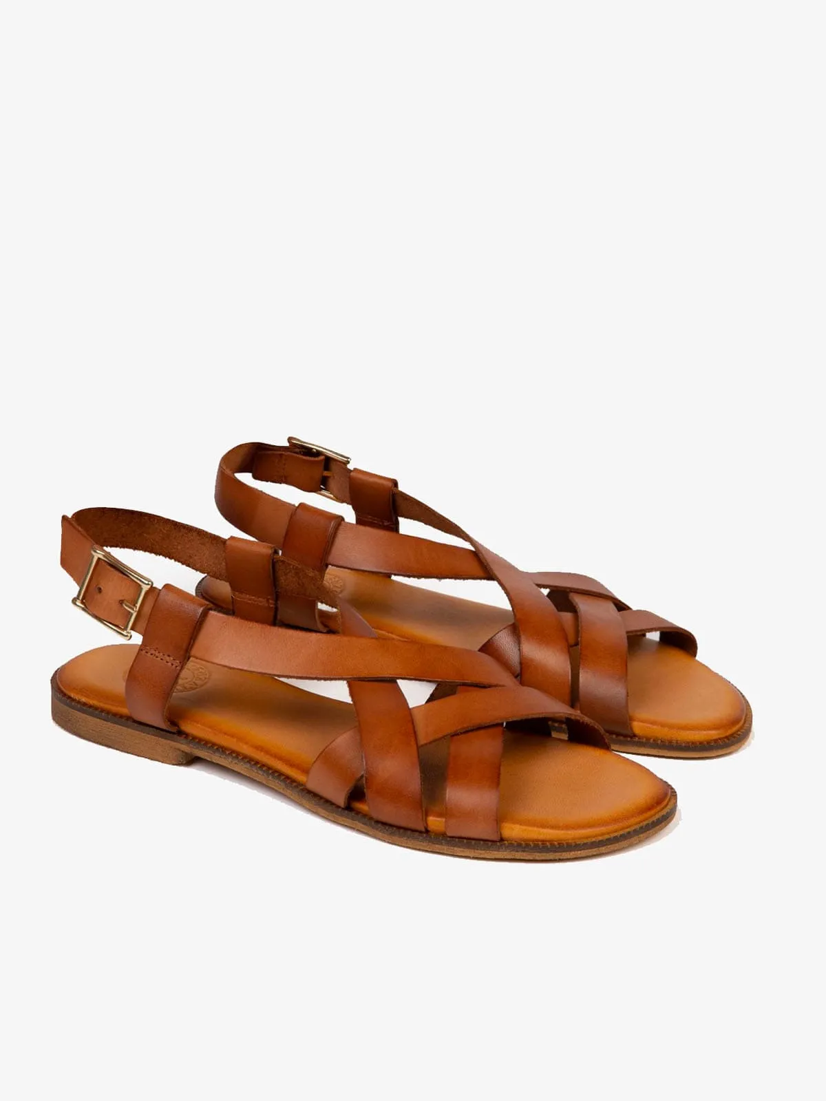 Buttercup Leather Sandal - Tan