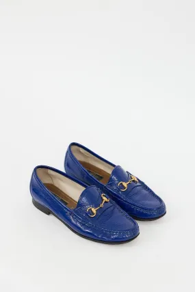 Cobalt Blue Patent Leather Loafer