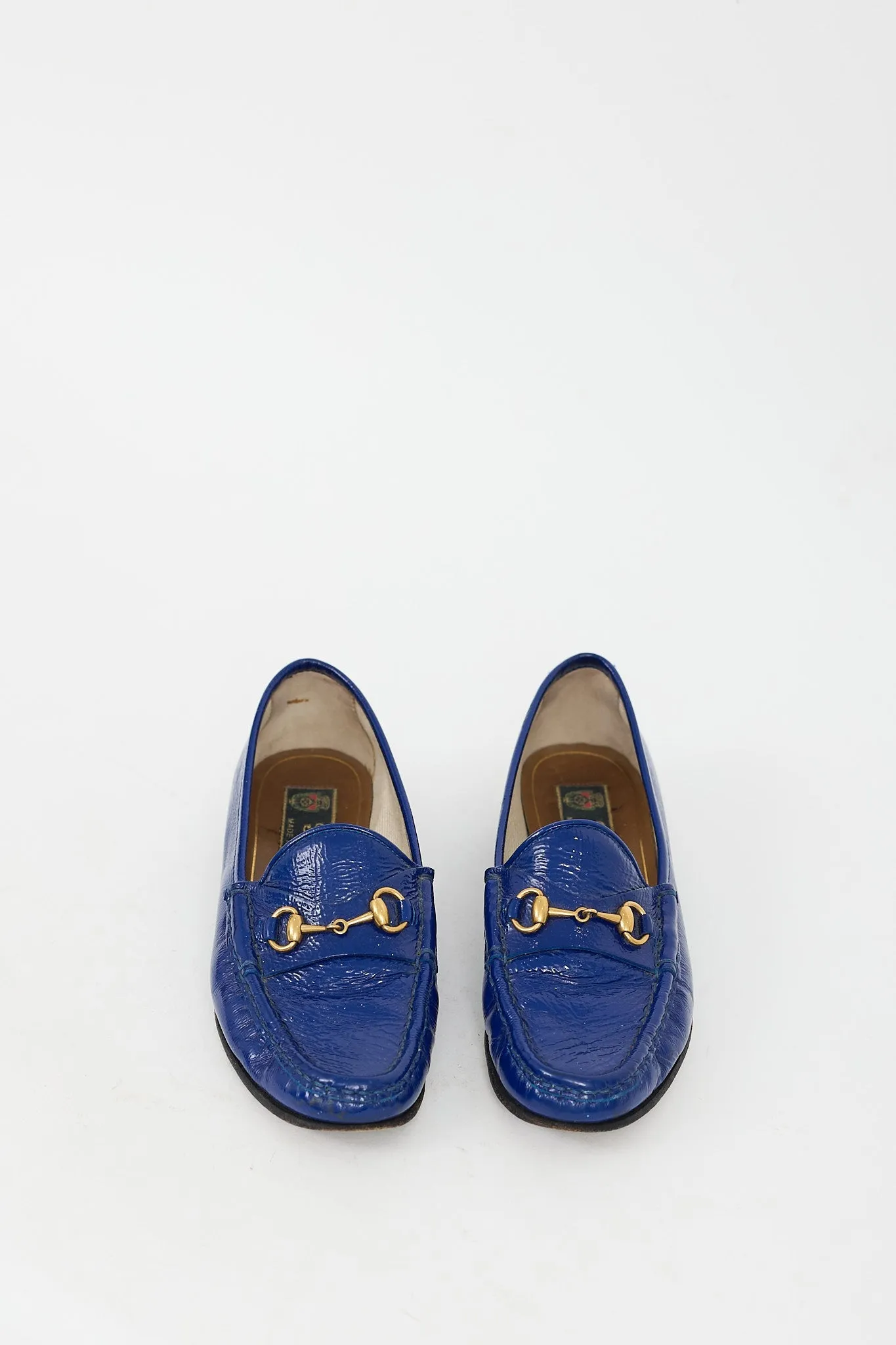 Cobalt Blue Patent Leather Loafer