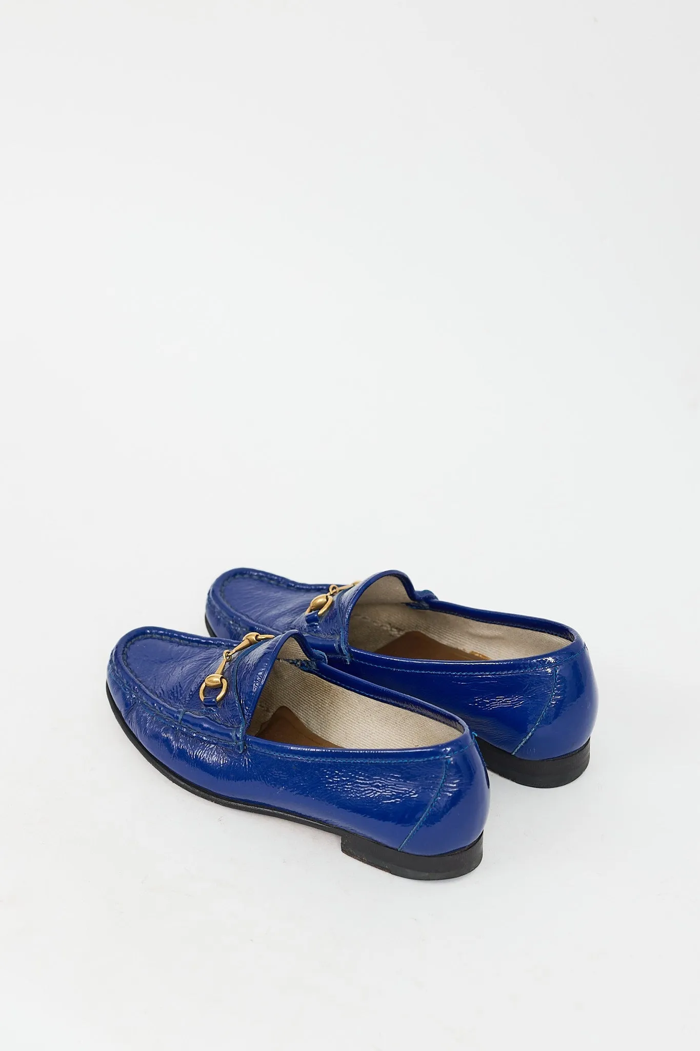 Cobalt Blue Patent Leather Loafer