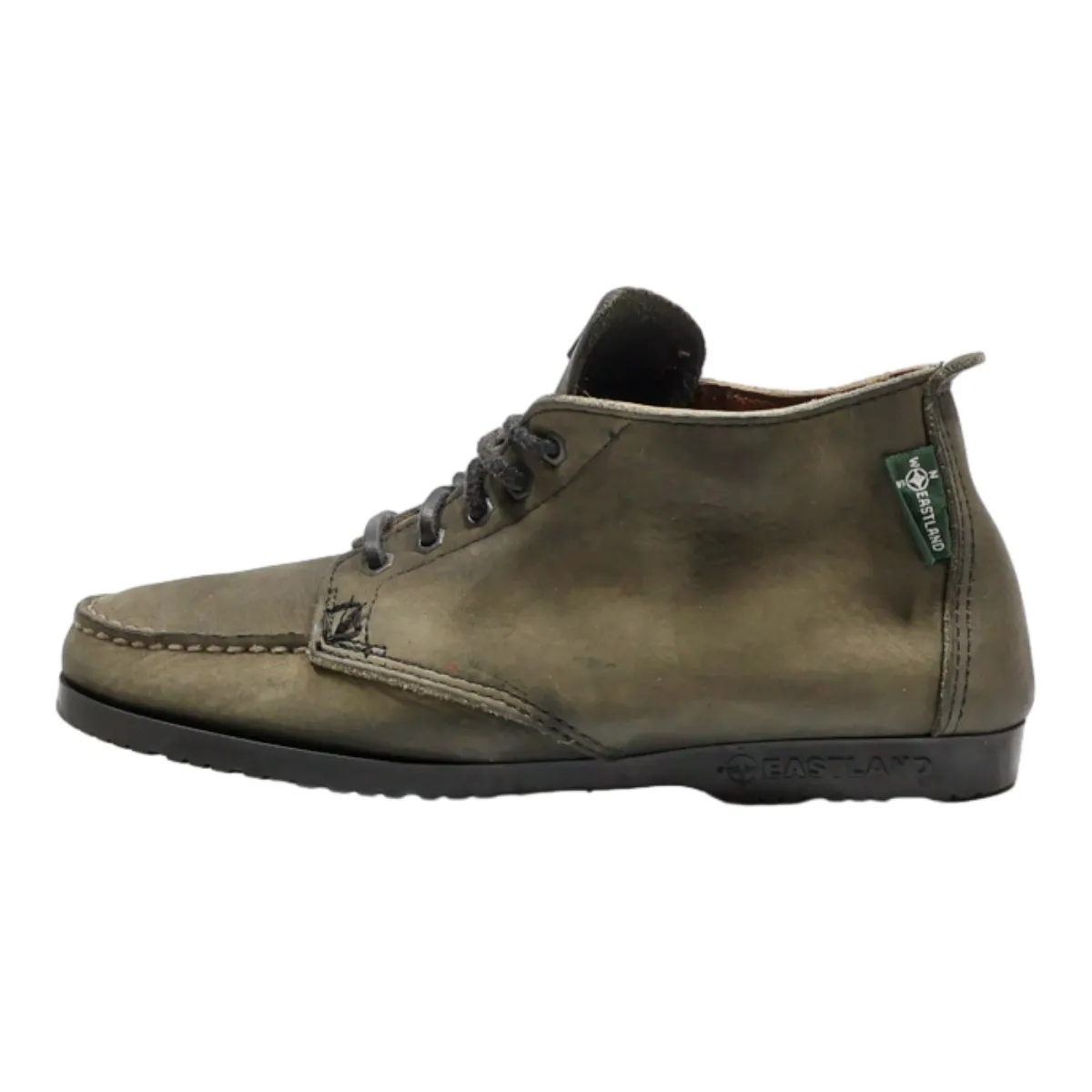 EASTLAND Chukka Boots Green Leather Womens UK 5.5