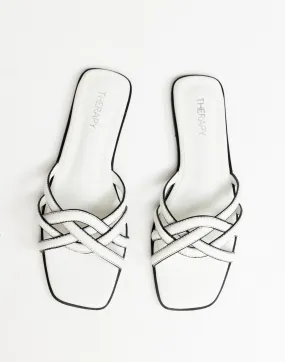 Gabrielle Sandals (White) - By Therapy