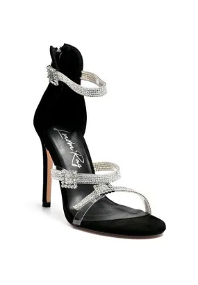 Ines Bling Strap High Heel Sandals