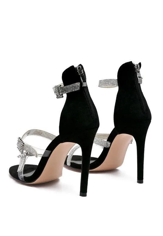 Ines Bling Strap High Heel Sandals