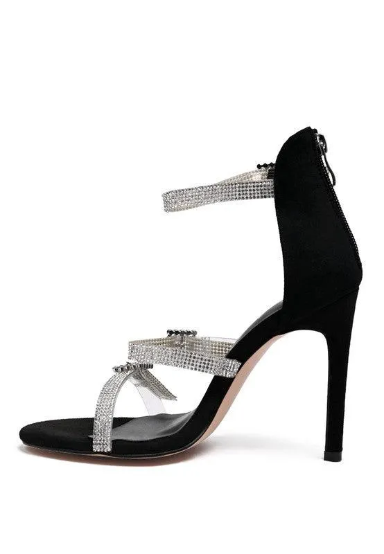 Ines Bling Strap High Heel Sandals