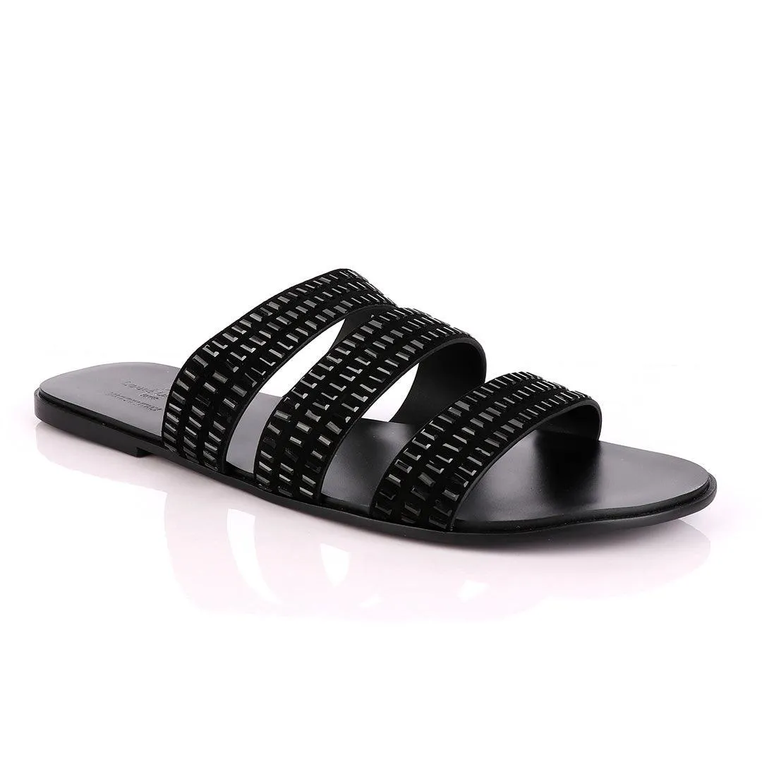 Louis Leeman Swarovski Crystal Studded Sandals