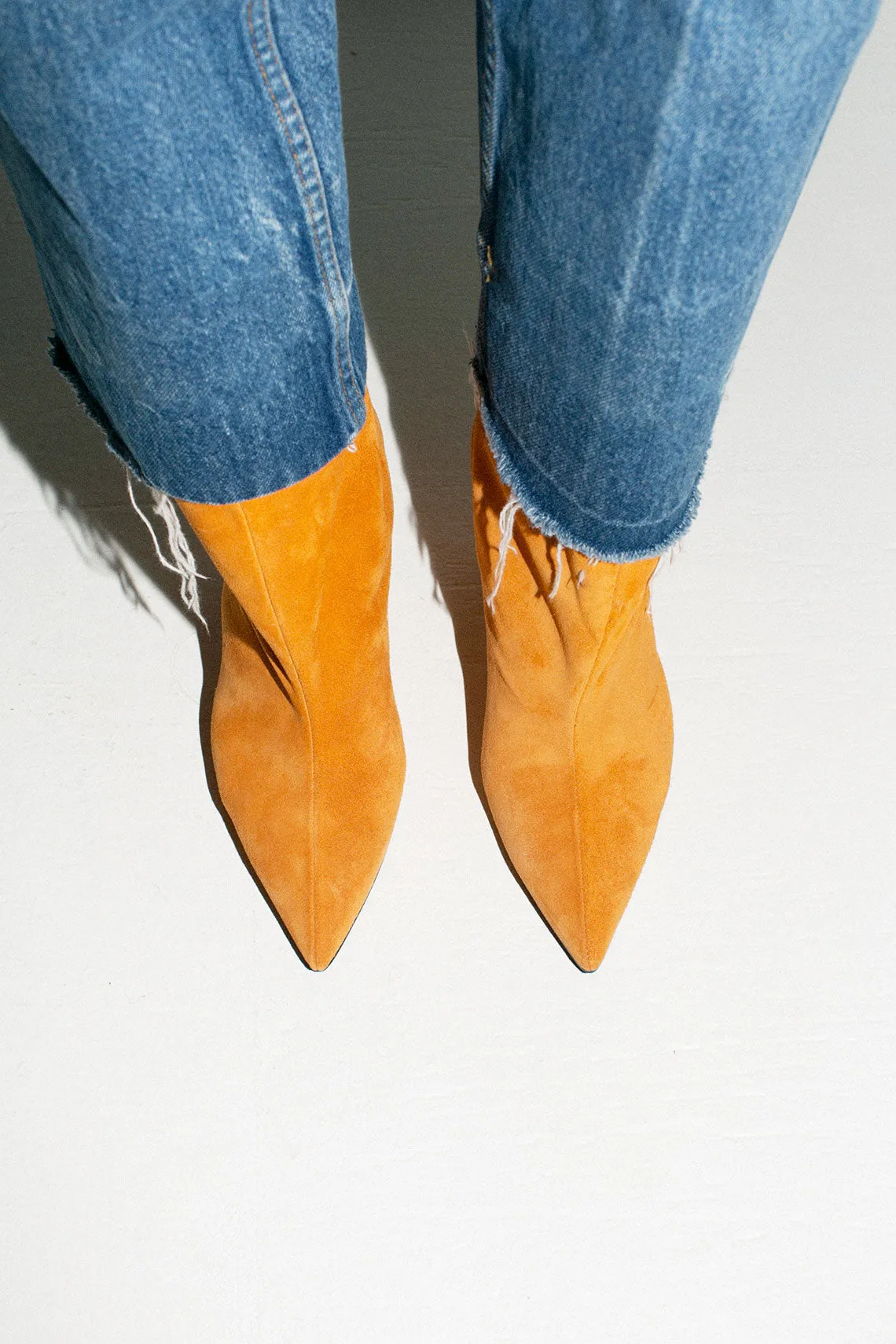 Mango Suede Sandy Boot