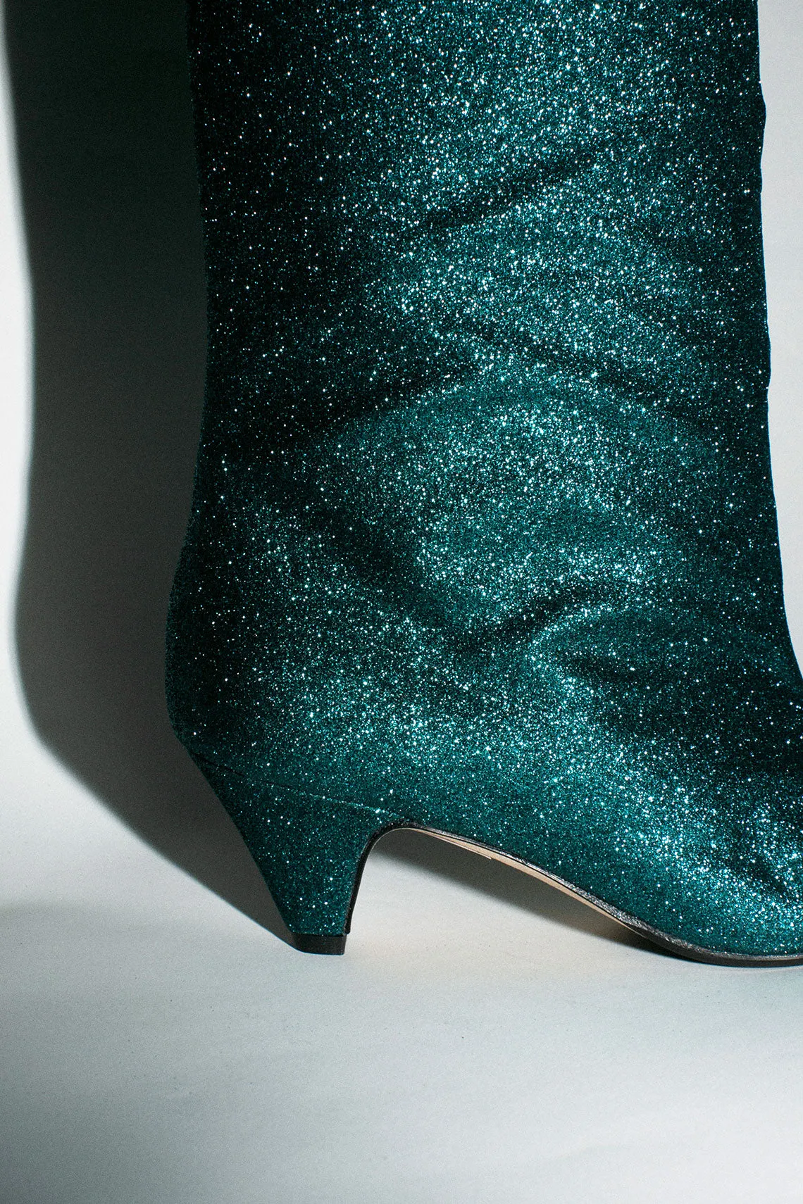 Petrol Glitter Sandy Boot