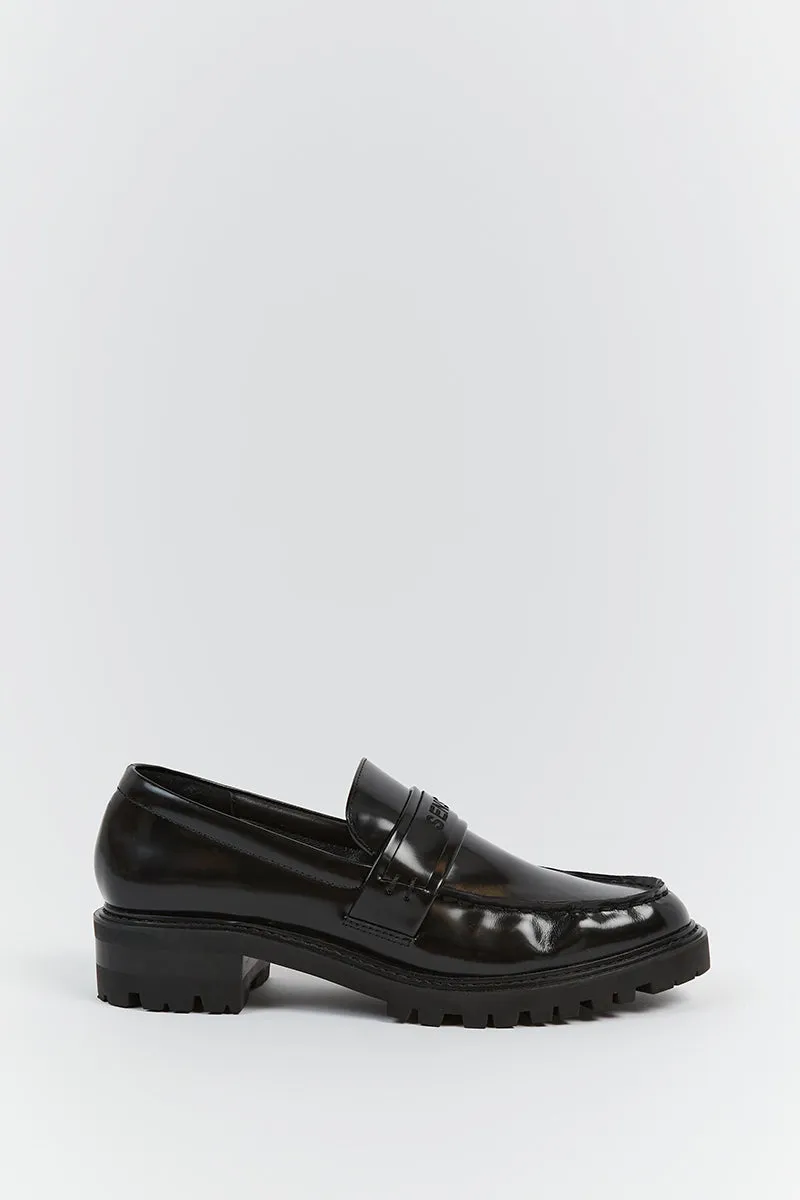 SENSO MET EBONY LOAFERS