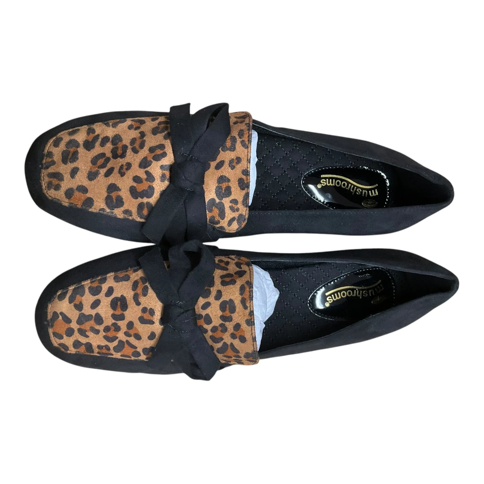 Shoes Flats By Clothes Mentor In Animal Print, Size: 8.5