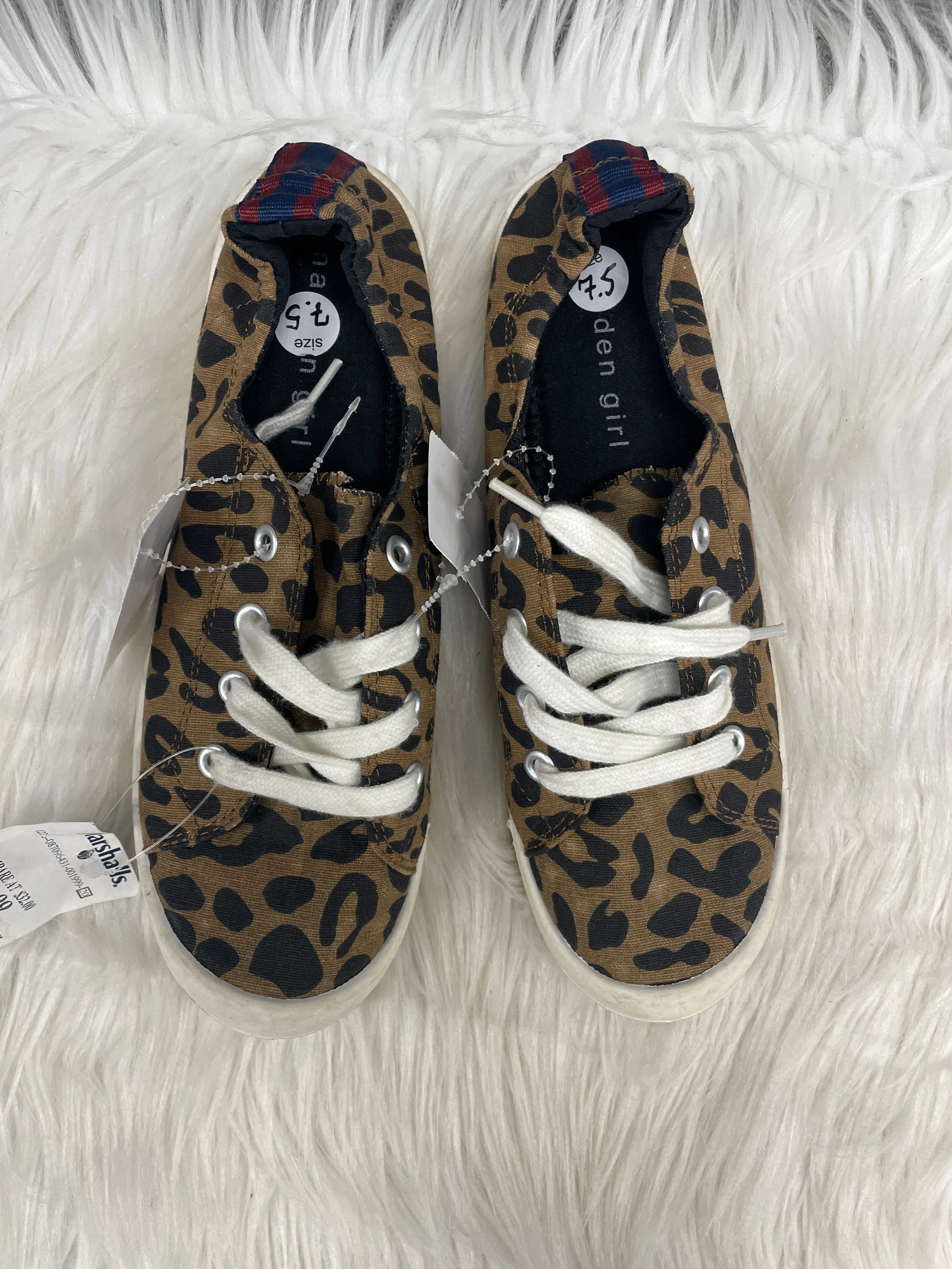 Shoes Flats By Madden Girl In Animal Print, Size: 7.5