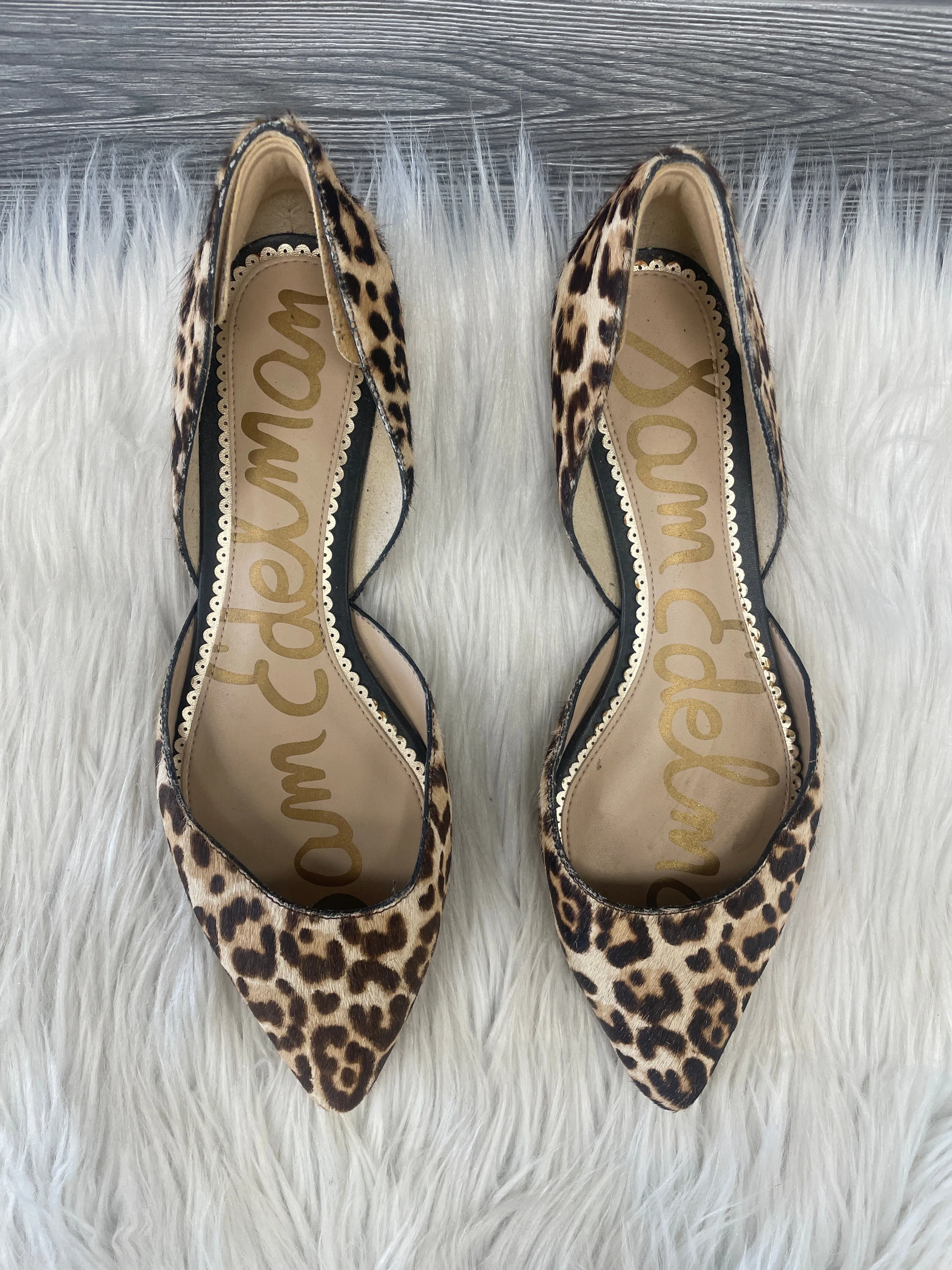 Shoes Flats By Sam Edelman In Animal Print, Size: 7.5