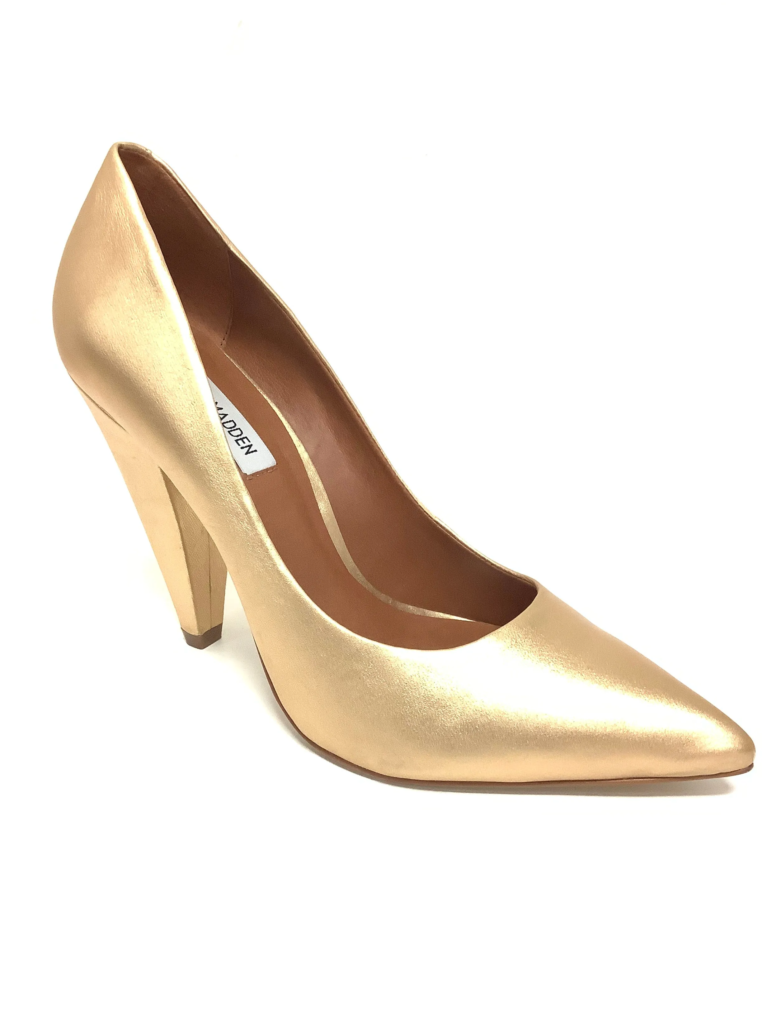 Steve Madden Gold Heels Size 9