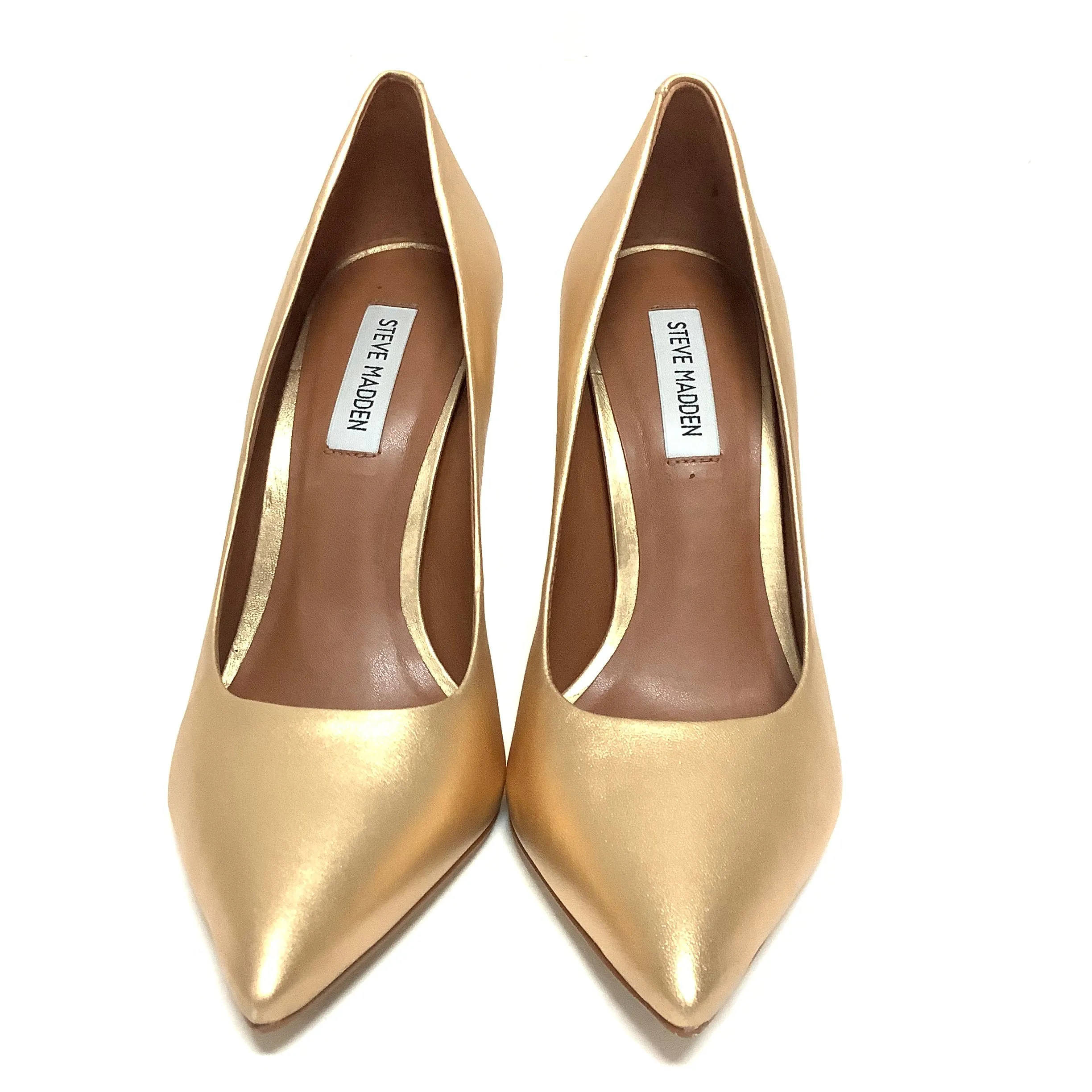 Steve Madden Gold Heels Size 9