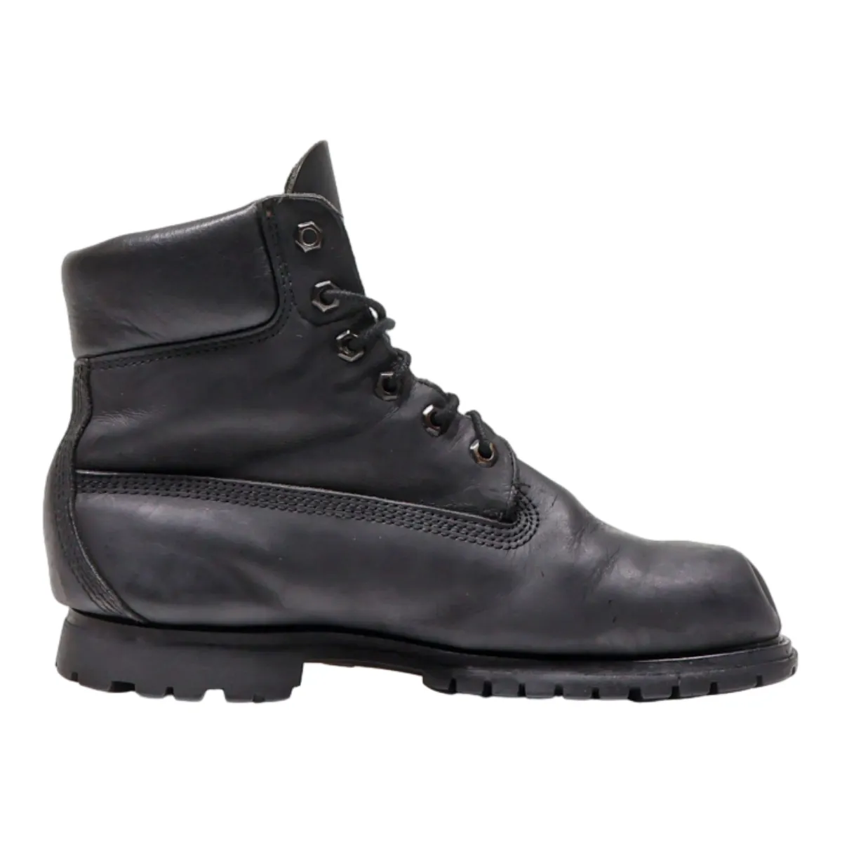 TIMBERLAND Chukka Boots Black Leather Womens UK 8.5