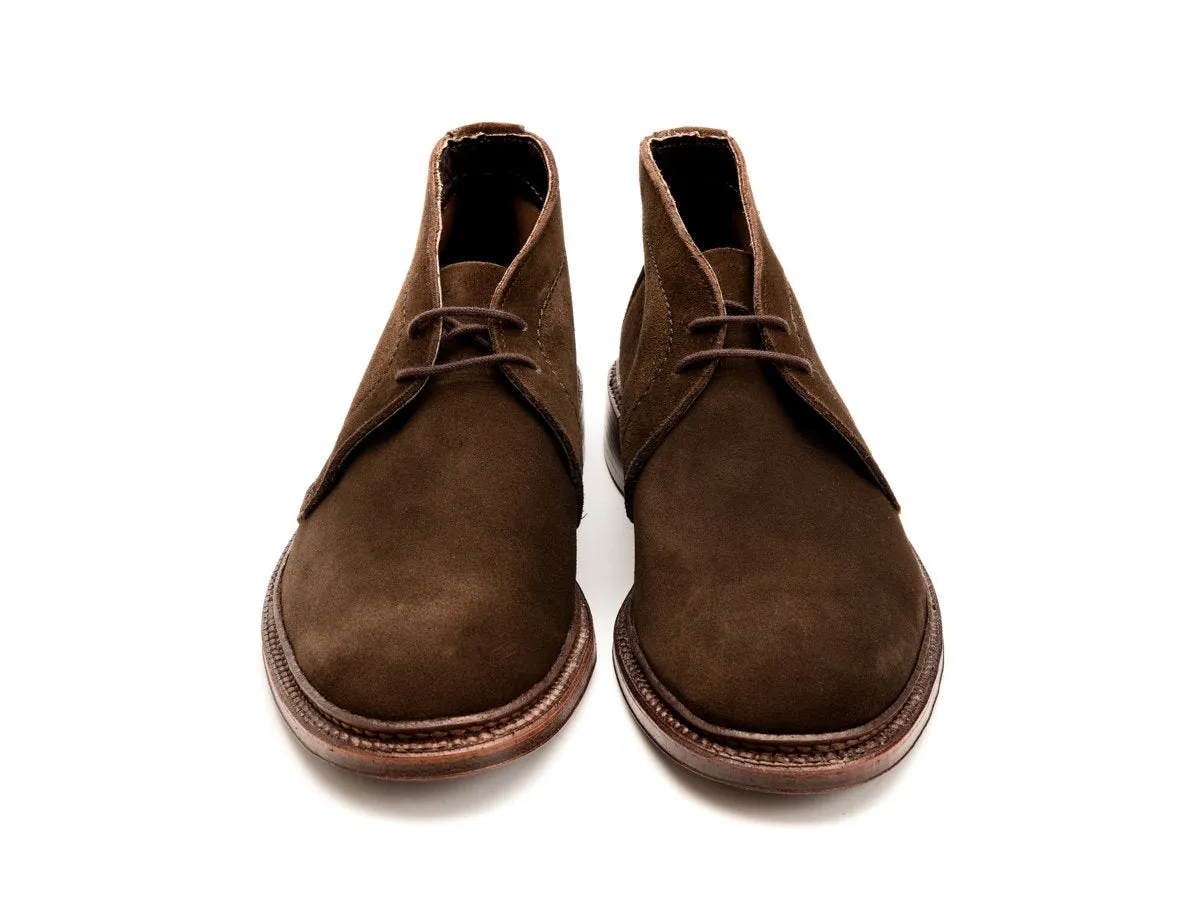 Unlined Chukka Boot Dark Brown Suede