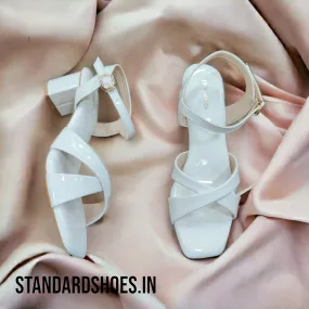 white sandal